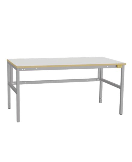 ESD-arbetsbord Lätt H 1500x800mm grå HPL