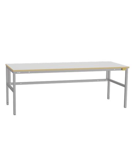 ESD-arbetsbord Lätt H 2000x800mm grå HPL